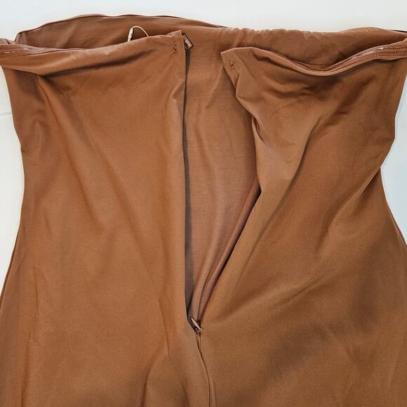SKIMS All In One Sleeveless Jumpsuit Caramel Full Body Plus Size 4x (BS-BSF-0758 - Picture 3 of 10